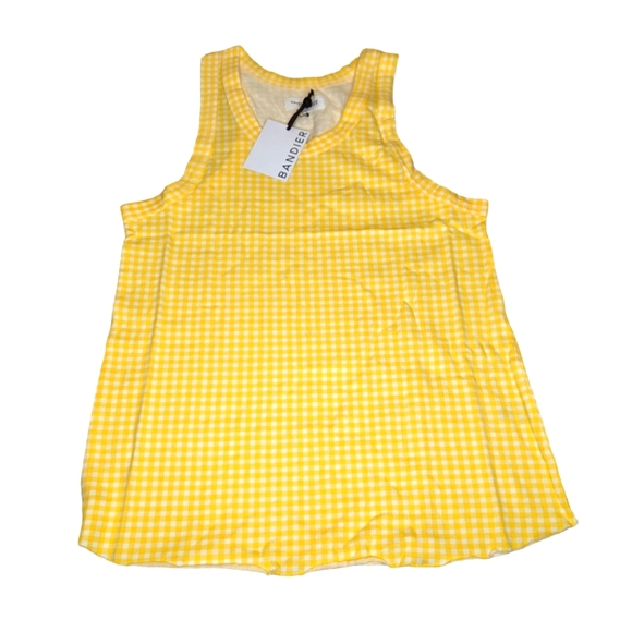 SINCERELY JULES For Bandier Distressed Willow Scoop Neck Tank - Picture 1 of 8
